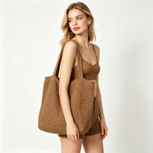 Crochet Large Aesthetic Tote Bag
